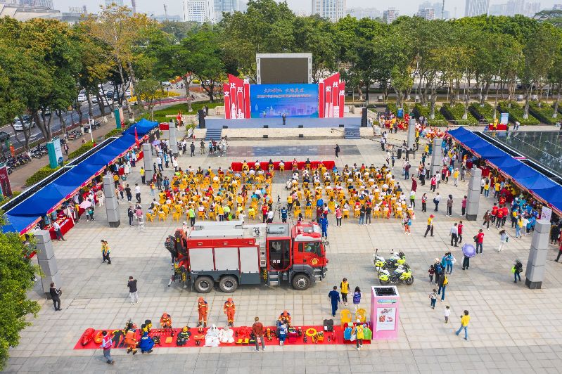 2022年3月5日，2022年中山市全国文明城市宣传月启动仪式现场。摄影：周宏陶。DSC_3296 